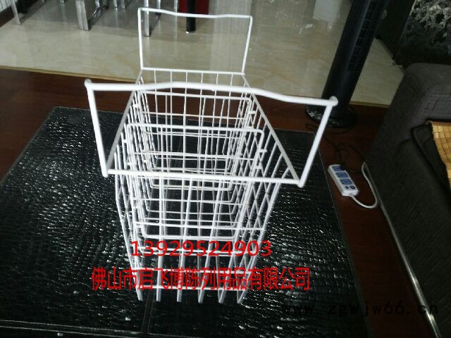 【启飞博】批量供应金属网篮 铁质网框网篮 金属冰箱网篮图3