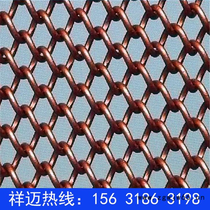 【实体厂家】金属网帘 螺旋金属垂帘 幕墙装饰网 长期供应图3