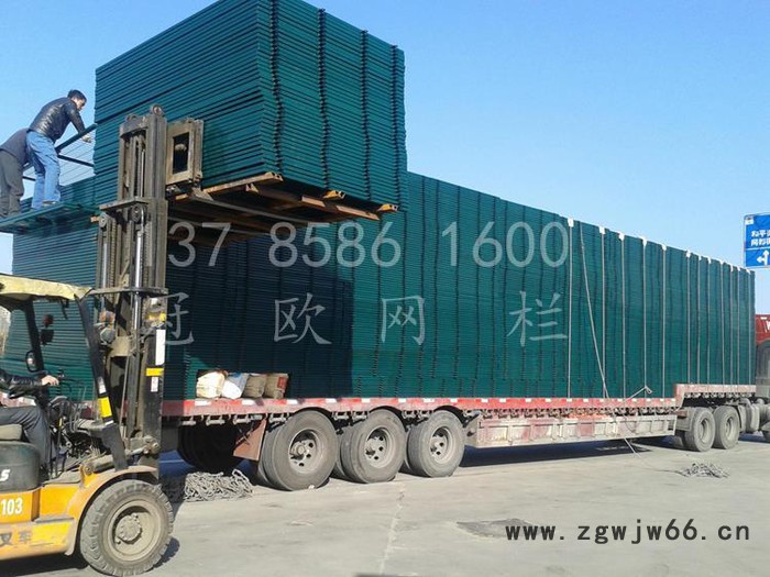 冠欧GO-TL8001 铁路防护栅栏厂家铁路防护栅栏价格通线2012(8002)金属网片防护栅栏图2