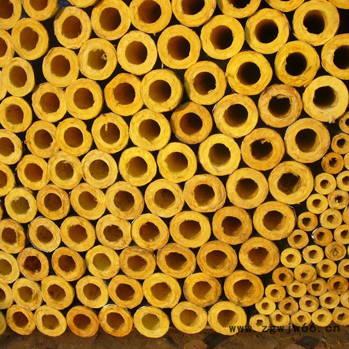 河北【宏利**玻璃棉管 离心玻璃棉保温管 保温材料批发 保温隔热图4