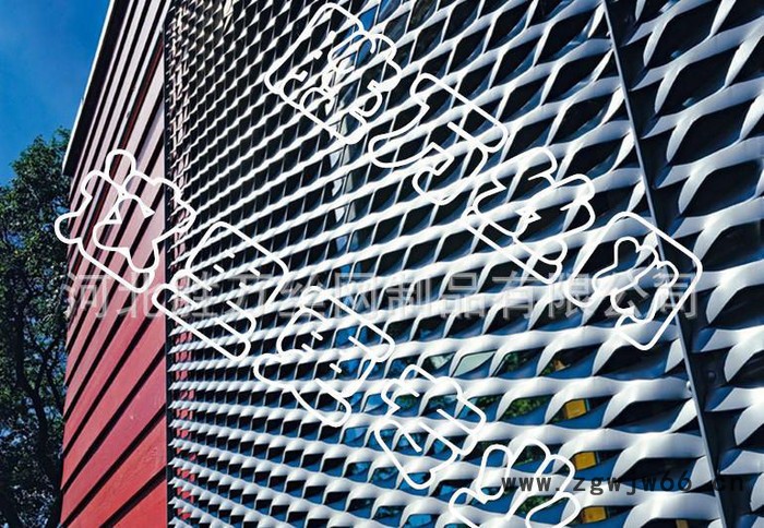 圆孔网 铝单板金属网 穿孔金属板图2