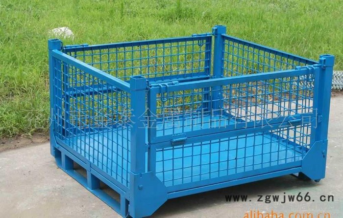 供应金泰标准可折叠式金属周转箱、金属网箱图3
