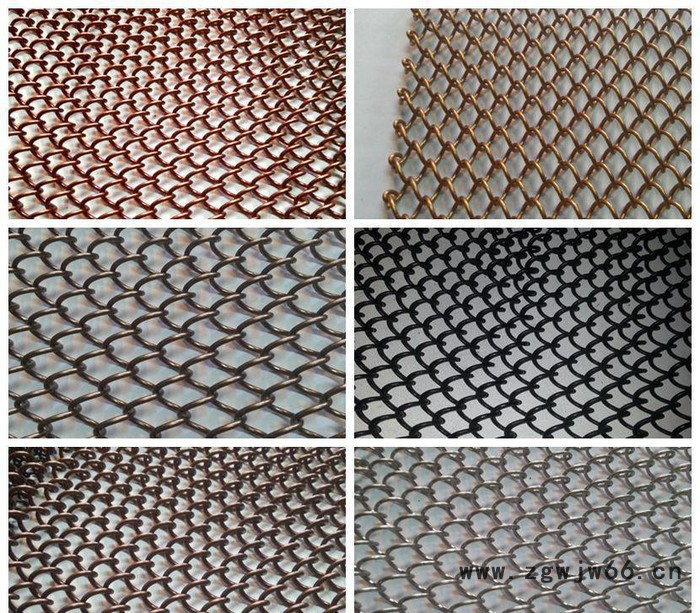 毅正筛网厂 门店展厅装饰金属网垂帘 写字楼装饰金属网帘 定做图3