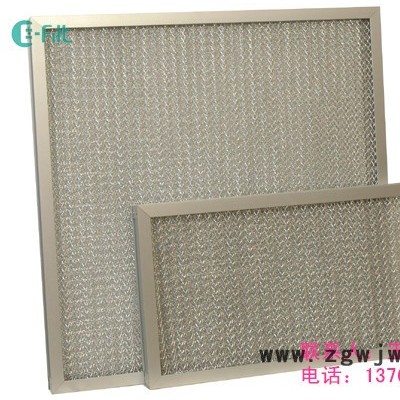 供应享滤595*595*21板式金属网过滤