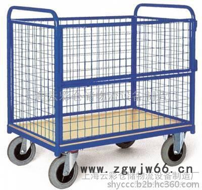 供应云彩仓储货架、堆垛货架、邮政车、料架车、周转车、物流台车、堆垛架、工位车、轮胎架、铁板箱、巧固架、仓库笼、金属网箱图3