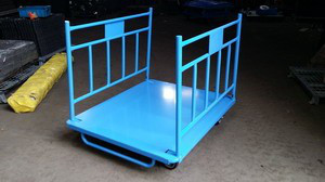 供应云彩仓储货架、堆垛货架、邮政车、料架车、周转车、物流台车、堆垛架、工位车、轮胎架、铁板箱、巧固架、仓库笼、金属网箱图2