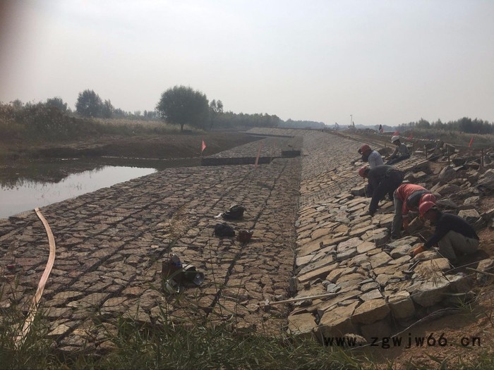 包塑石笼网 堤坝防护格宾网 水利工程用铁丝网 雷诺垫 其他金属网图6