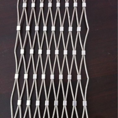 九思其他金属网不锈钢绳网柔性防护网动物园围网