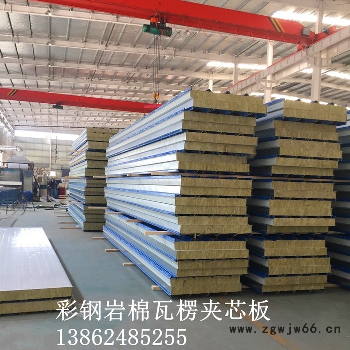 江苏厂家供应 彩钢岩棉夹芯板、聚氨酯净化板、隔热防火板、保温板夹心板、保温材料、冷库板138-6248-5255图5