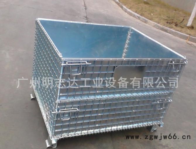 可折叠钢线仓储笼蝴蝶笼|金属网格铁框图3