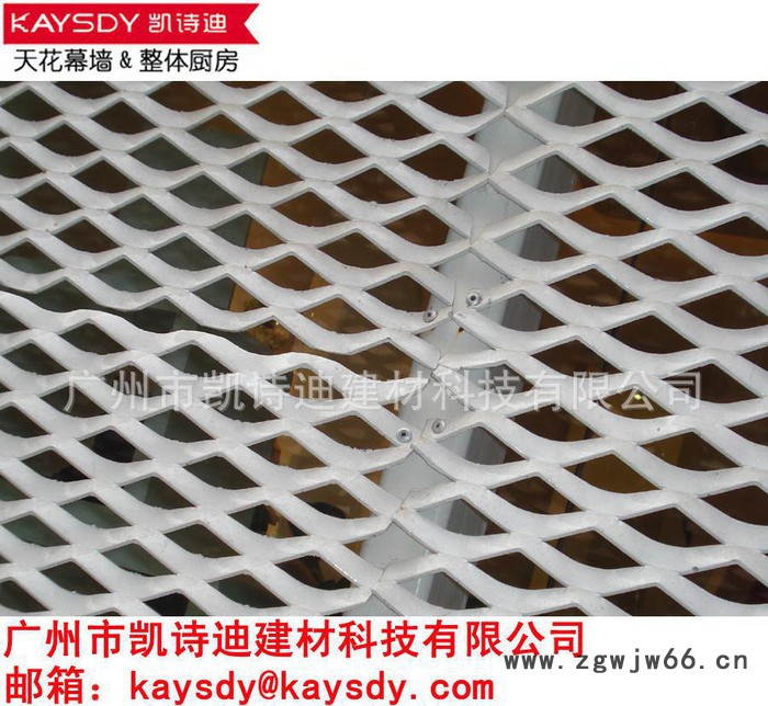 凯诗迪造型板/金属拉网/筛网/金属网吊顶天花图3