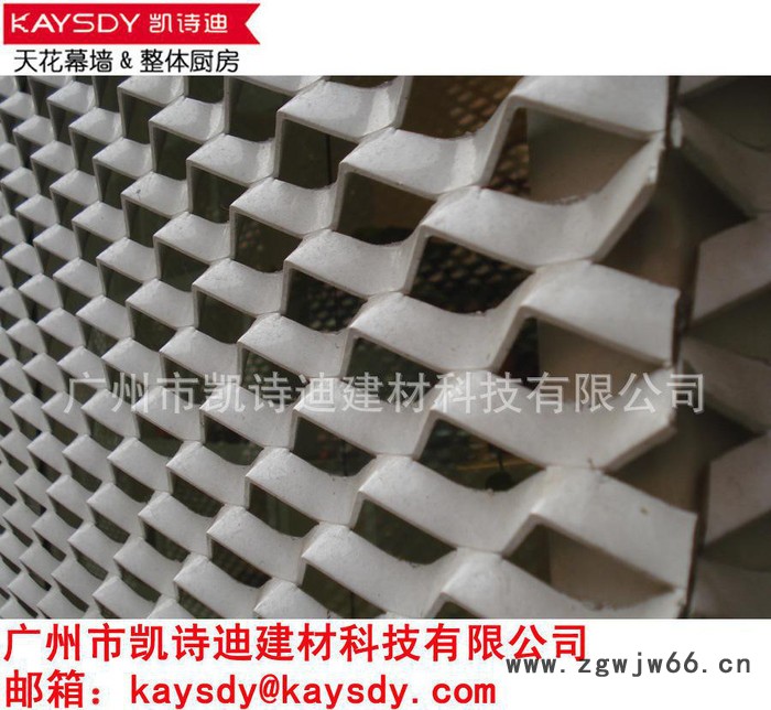 凯诗迪造型板/金属拉网/筛网/金属网吊顶天花图2