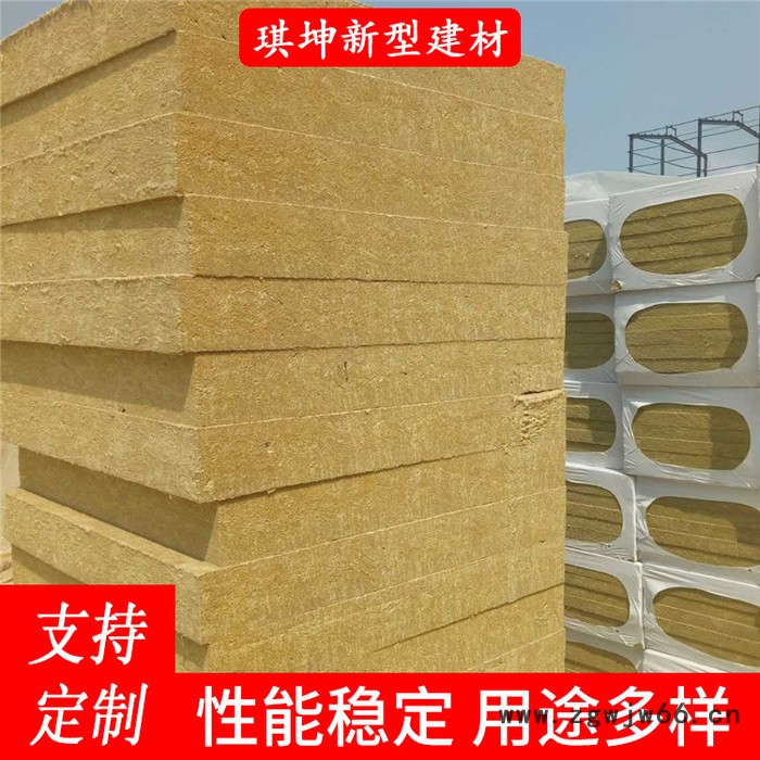 琪坤  防火岩棉板  矿棉岩棉板  外墙A级防火隔热保温材料图3