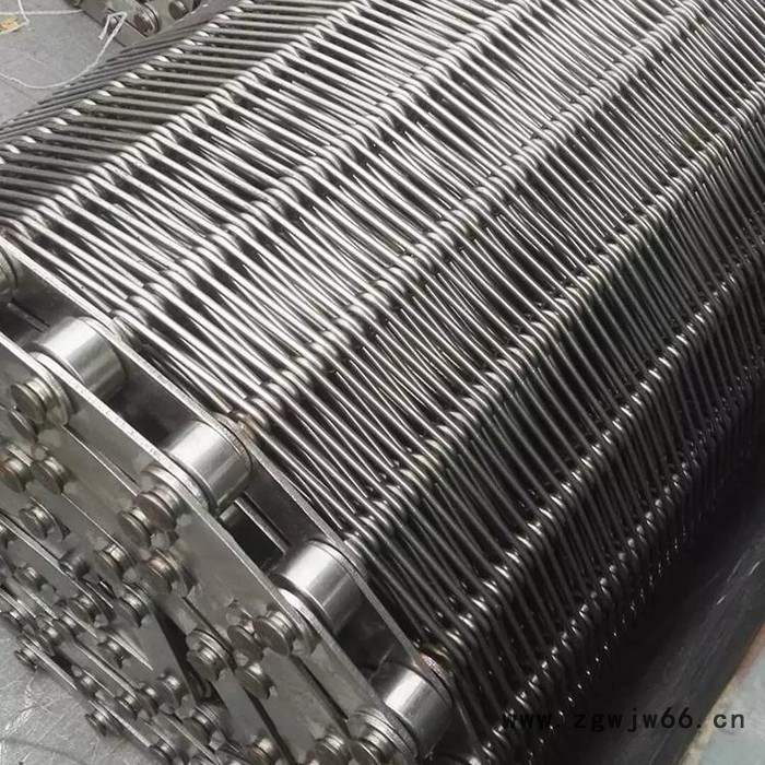 安平金属网链厂家 链条型金属网带 加强筋链条网链 坚固耐用 尺寸可定图2