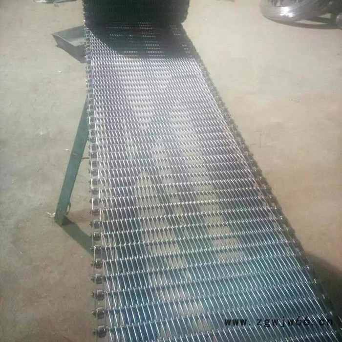 安平金属网链厂家 链条型金属网带 加强筋链条网链 坚固耐用 尺寸可定图5