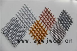 比翼格栅 葡萄架金属网格U型槽铝天花铝方管专业吊顶厂家铁格栅图4