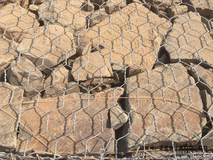 山体防护网 重型六角网 防洪石笼网 河北石笼网厂家 石笼网价格 其他金属网图3