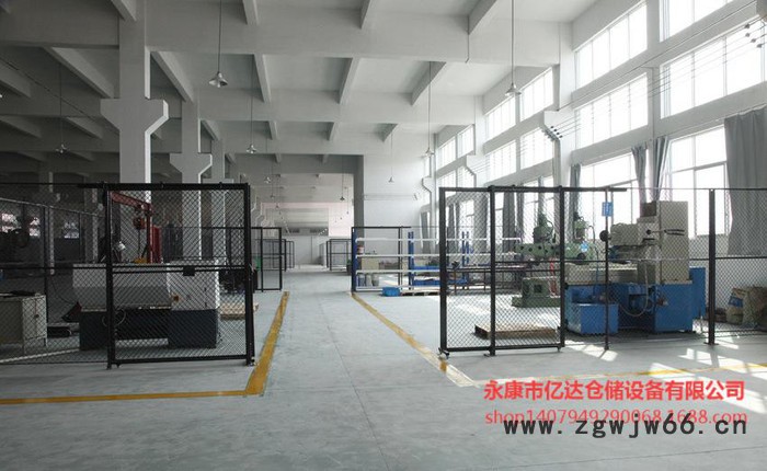 永康亿达轨道门仓储设备仓储金属网门隔离门**品质保证图2