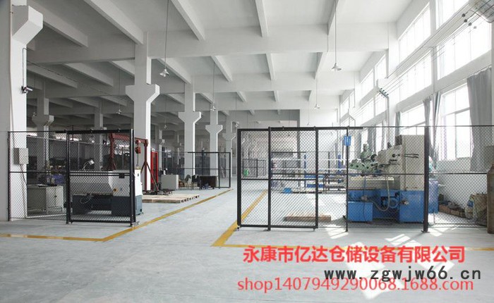 永康亿达轨道门仓储设备仓储金属网门隔离门**品质保证图3