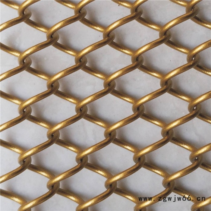 上海装饰勾花网金属网帘子螺旋编织网商场专用装饰网片条图2