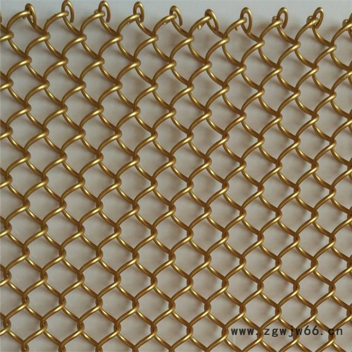 上海装饰勾花网金属网帘子螺旋编织网商场专用装饰网片条图6