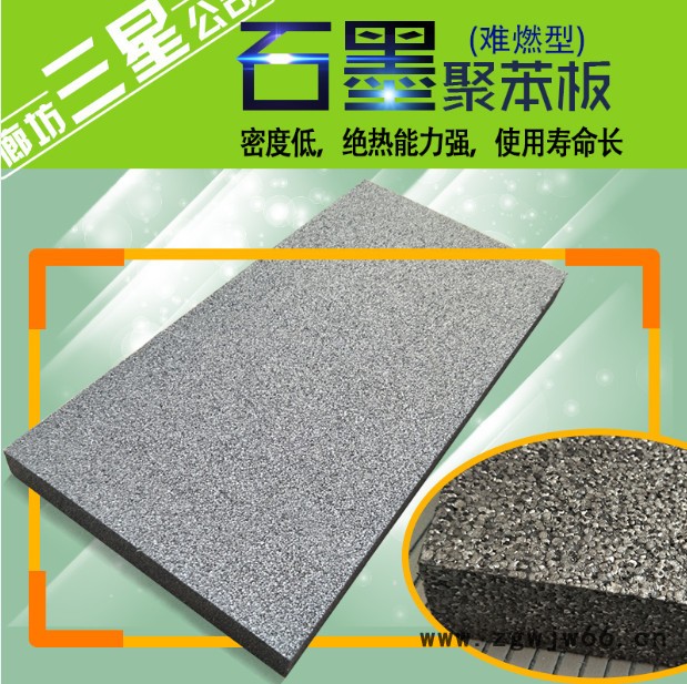 防火保温材料 石墨聚苯板 B1级石墨聚苯板厂家 石墨聚苯板密度可定做图7