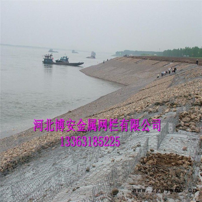码头底部格宾笼采用石笼护底防汛金属网兜厂家专业生产制造图3