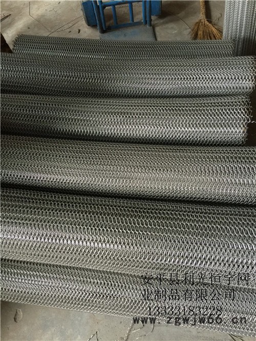 河北金属网带 **加工定制 304不锈钢网链输送带 食品输送网带图7