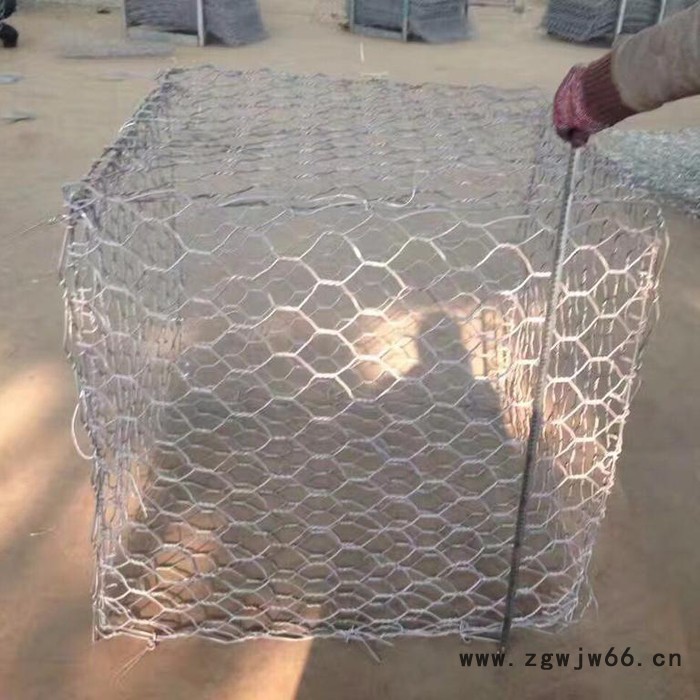 专卖三拧五拧格宾网生态绿格格宾网镀锌六角网花石笼格宾网 其他金属网图6