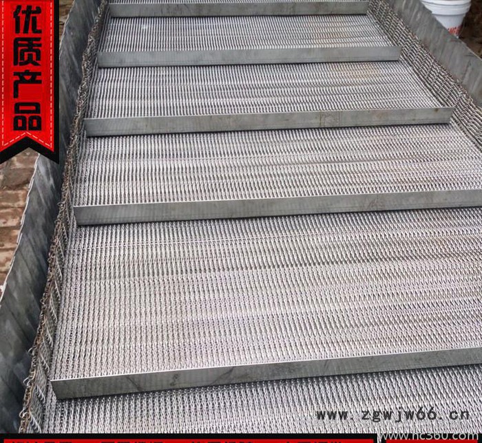 直销 耐高温不锈钢金属网带高温传送链条链片式输送网带图3