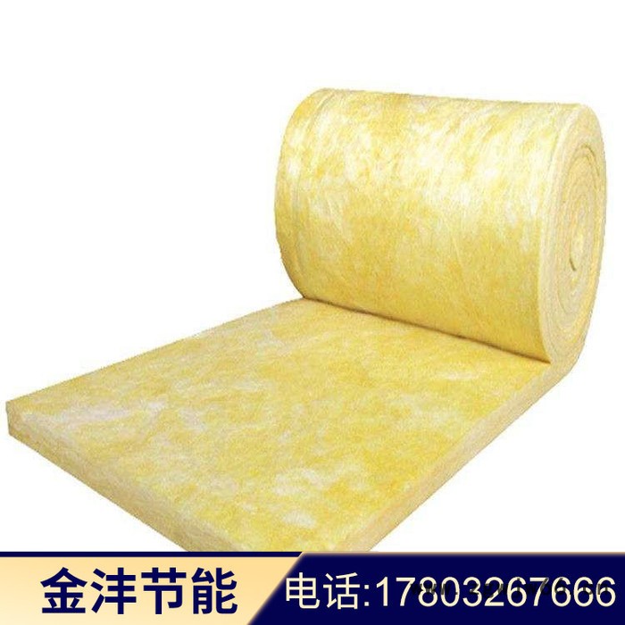 金沣 玻璃棉卷毡  彩钢玻璃棉卷毡   吸音玻璃棉毡   玻璃棉保温材料图2
