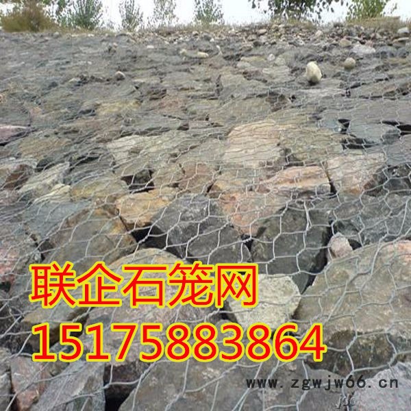 供应安徽河岸铺底拧花金属网包塑石笼网垫海曼护脚铅丝笼图4