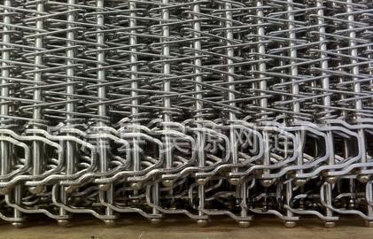 昊源网链厂定制高温金属网带，不锈钢网带图2