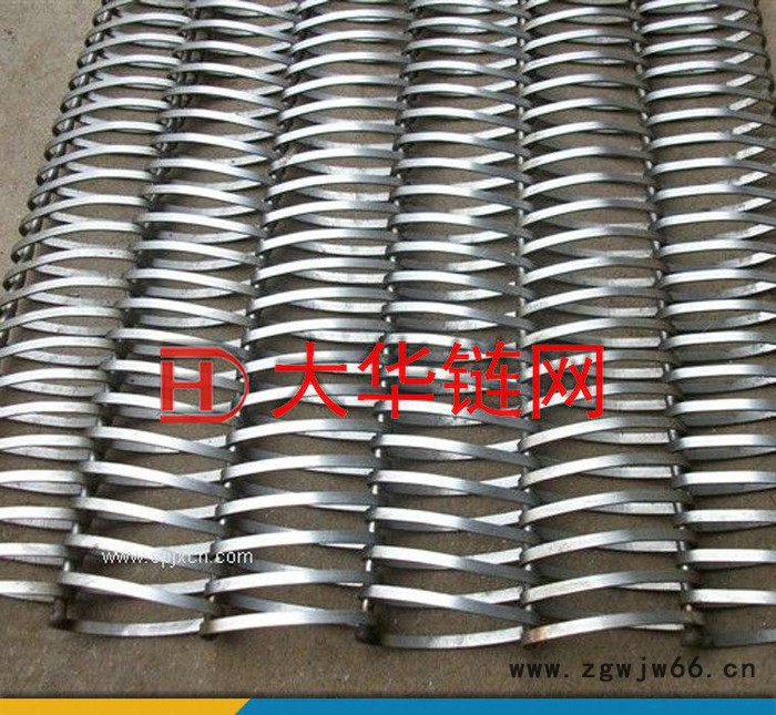 大华专业 耐磨耐用扁丝型网带 山东扁丝网带 扁丝金属网带图2