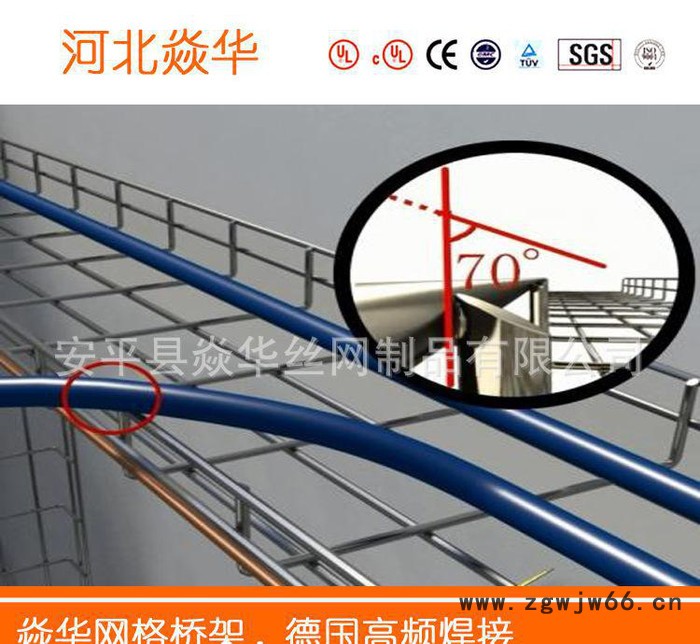 机房布线架 机房线槽 机房卡博菲桥架 网格桥架 金属网格式桥图3