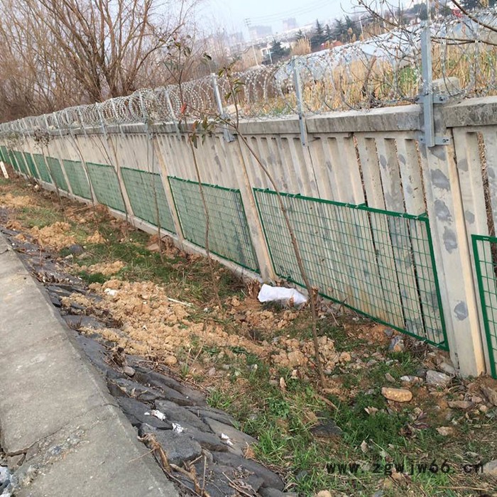 拓轩 园林铁路护栏网围网 绿化带隔离栅栏 防护栅栏 防护栅栏加密金属网片 铁路加密防护钢丝网片图2