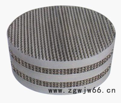 供应石家庄铭沃现货供应金属网孔波纹填料/工厂用气液分离网图2