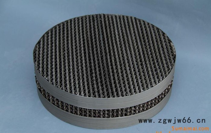 供应石家庄铭沃现货供应金属网孔波纹填料/工厂用气液分离网图3