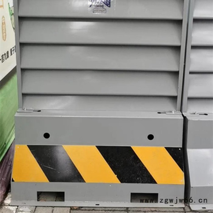 华双 防风冲孔围挡 道路冲孔围栏 白色冲孔市政隔离 道路抑尘施工围挡 消音冲孔金属网 冲孔板护栏 钢结构装饰围栏图3