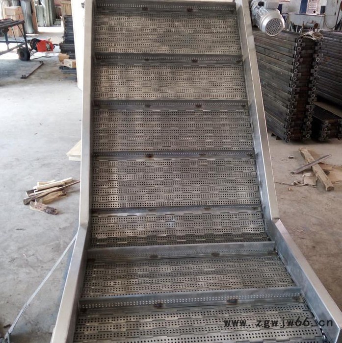 宁津盛康专做 不锈钢网带式输送线化学颗粒输送机食品网链输送线煤炭输送线金属网带输送线电子电器生产线图2