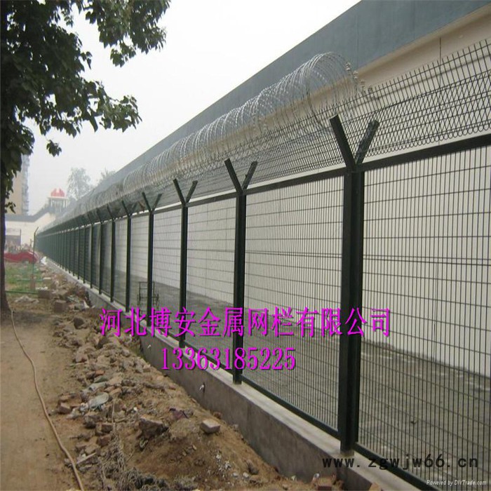 护栏/护栏网防攀爬防护网围界隔离栅——河北博安金属网栏图3