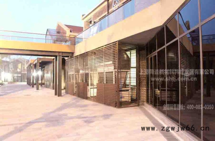 供应仿古网格价格 木纹金属网格 网格装饰图3