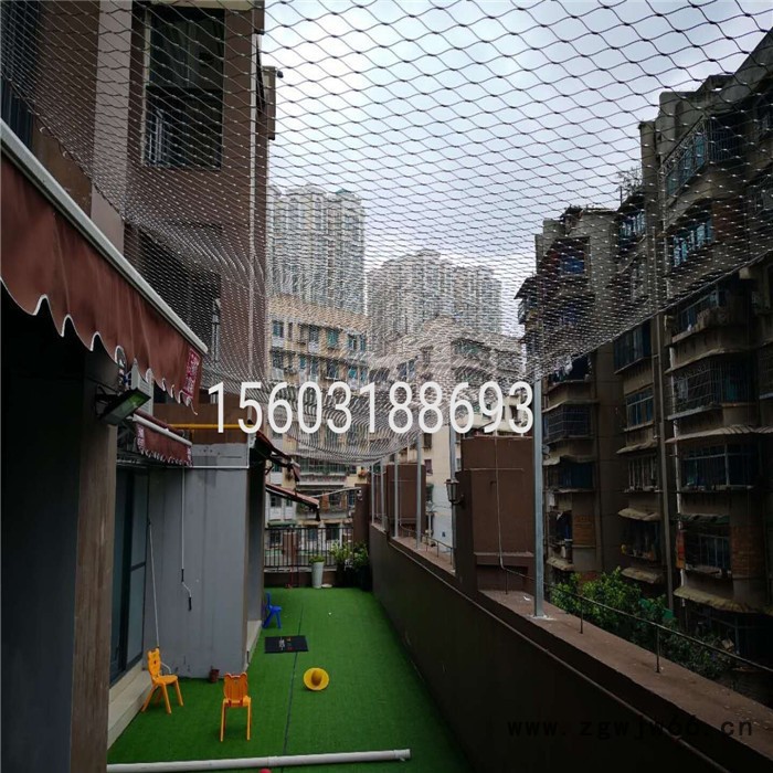 乾卓幼儿园防护网 防止人掉落安全金属网隐形防护网 马戏团围栏防护网图3