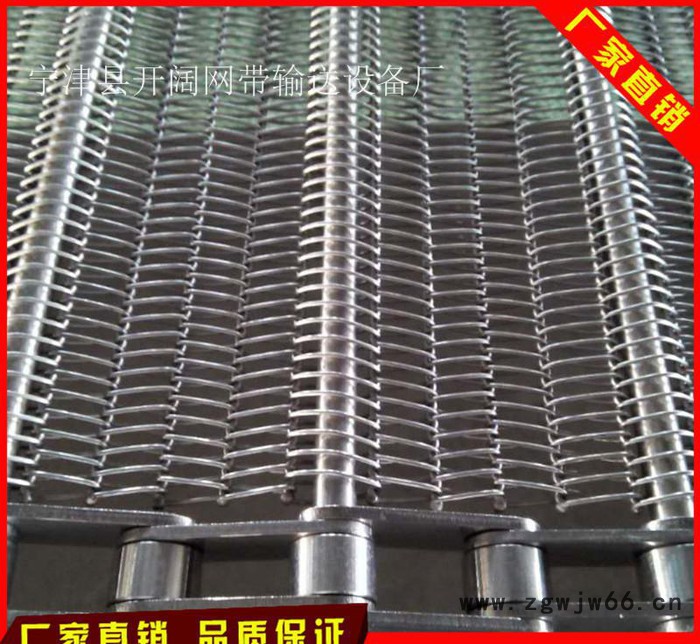 德州304不锈钢网带 链片式金属网带  乙型输送网带 开阔定制图2