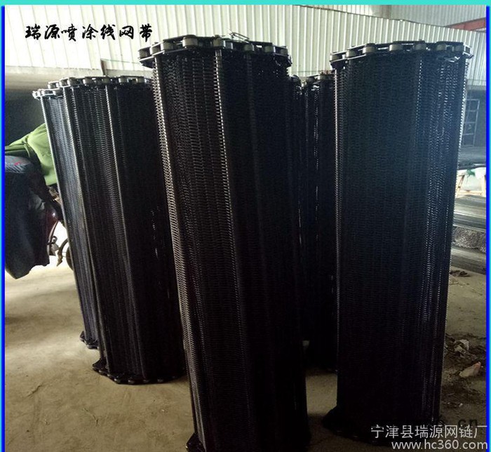 本厂生产金属网链 喷涂线网带 碳钢Q235输送带 工业非标网链订制图2