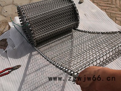 森喆sz-01金属网带 双旋网带 长城网带 人字网带 洗碗机网带 清洗机链板 网带输送链图5