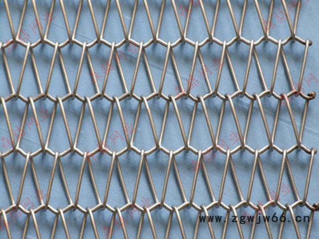 森喆sz-01金属网带 双旋网带 长城网带 人字网带 洗碗机网带 清洗机链板 网带输送链图2