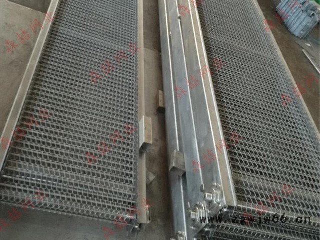 森喆sz-01金属网带 双旋网带 长城网带 人字网带 洗碗机网带 清洗机链板 网带输送链图3