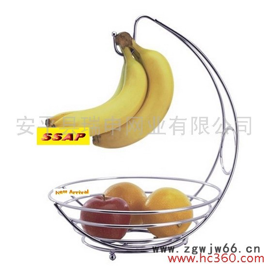 供应金属网框 水果篮 金属丝工艺篮 搁物架图2