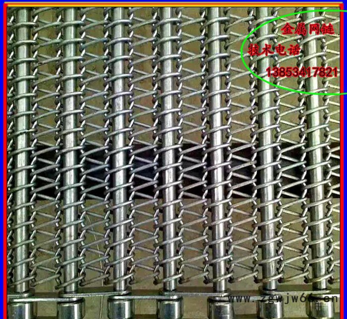 山东华兴网链生产 玻璃退火炉高温网链 高质量金属网链图2